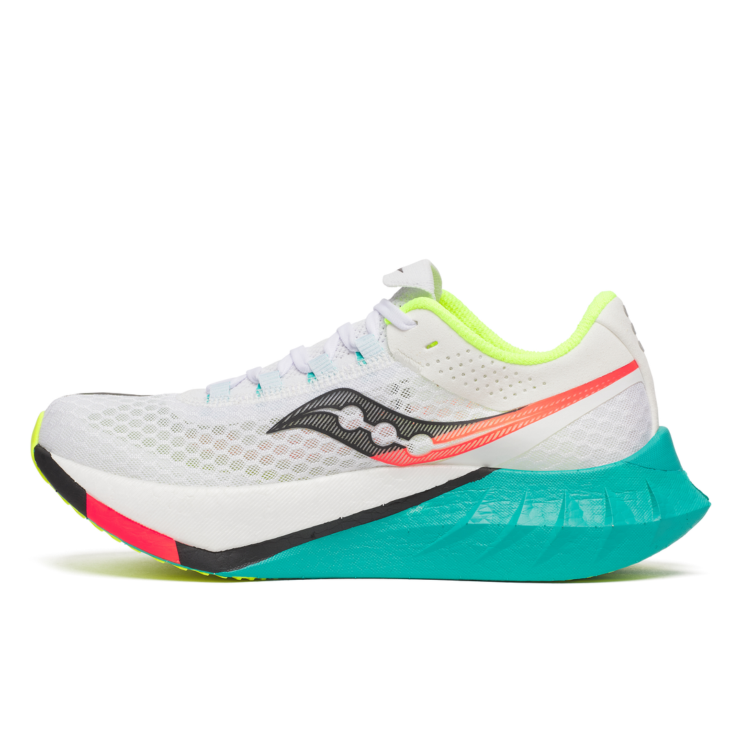 Saucony Womens Endorphin Pro 4 - White/Mutant - Neutral - AW25