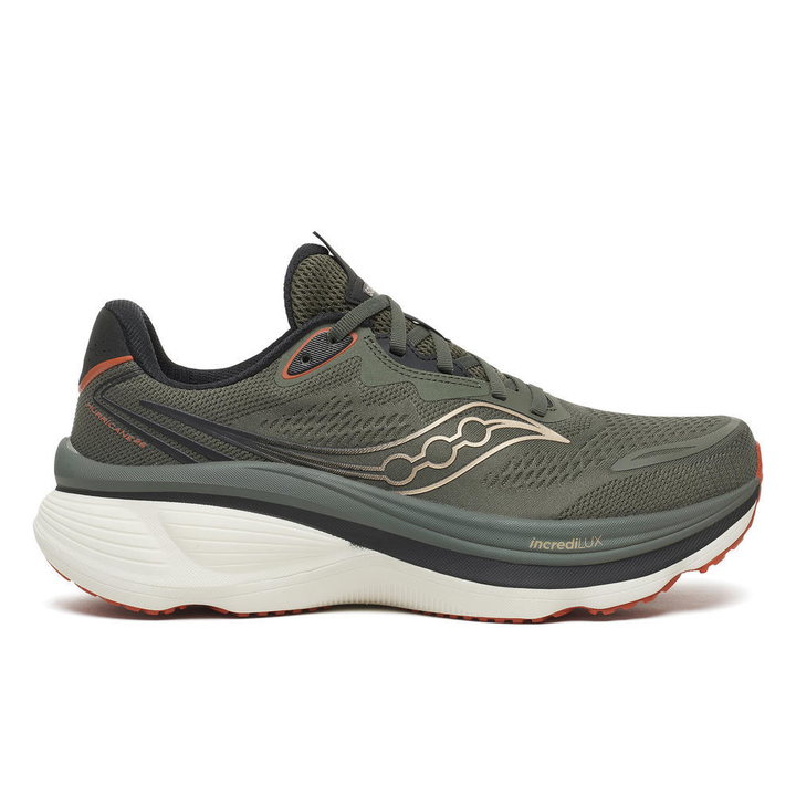 Saucony Mens Hurricane 26 - Fatigue/Black - Stability - AW26