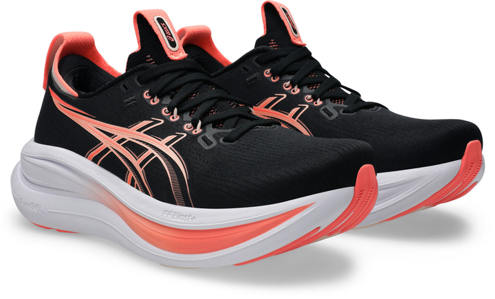 Asics Womens Gel Nimbus 28 - Black/Pearl Pink - Neutral - SS26