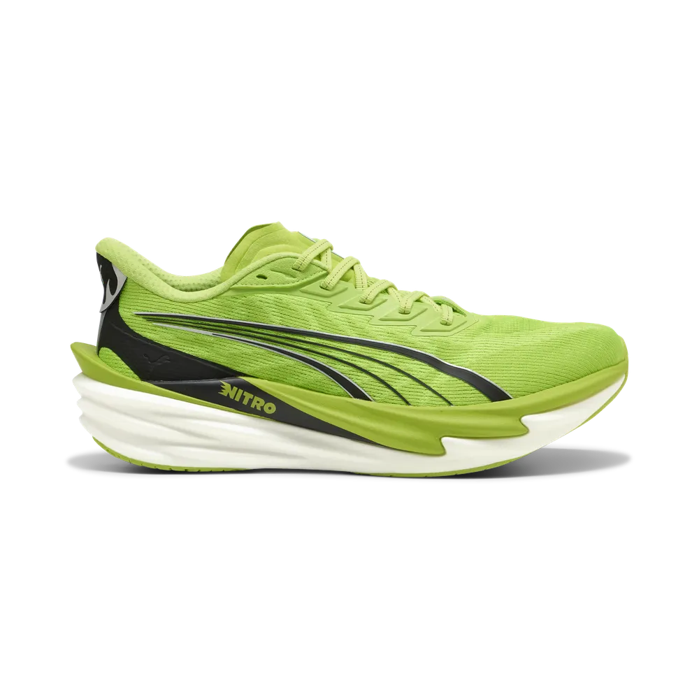 Puma Mens Deviate NITRO 4 - Sunny Lime/Puma Black - Neutral - AW26