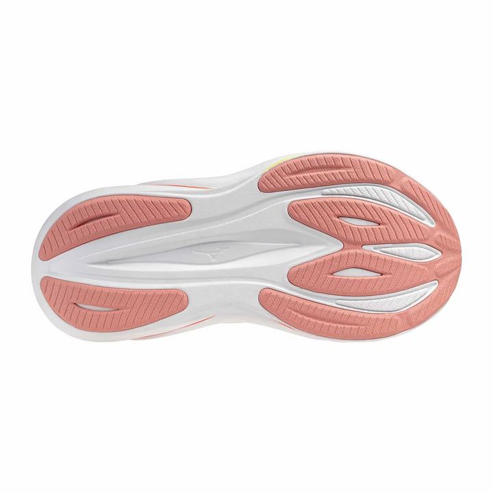 Mizuno Womens Sky Prime - White/Lime Pulp/Lava Orange - Neutral - AW26