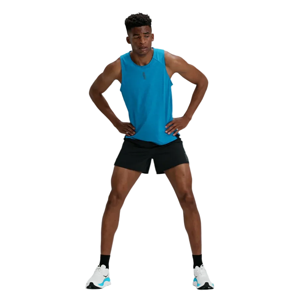 Hoka Mens Glide 5" Short with Brief - Black - AW26