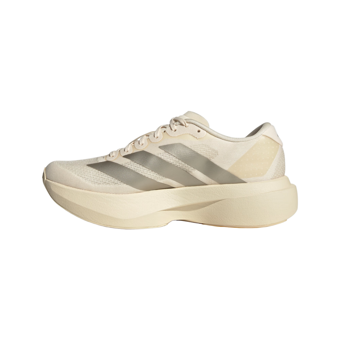 Adidas Womens Adizero Evo SL - Wonder White/Cyber Metallic/Warm Vanilla - Neutral - AW25