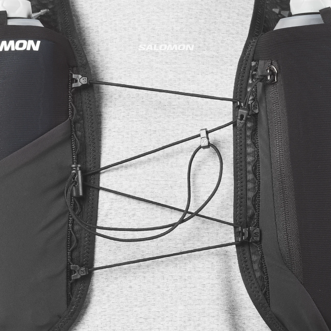 Salomon GRVL Skin 4 Unisex Vest with Flasks - Black