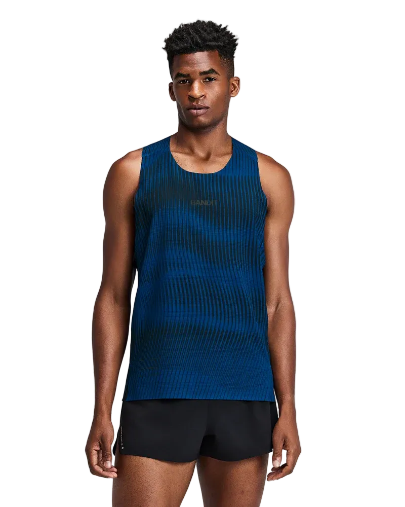 Bandit Men's CoolGrid Training Singlet with Flo pack - Bauhaus Blue - AW26