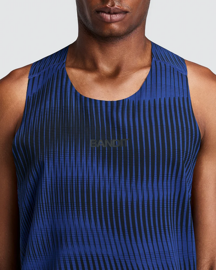 Bandit Men's CoolGrid Training Singlet with Flo pack - Bauhaus Blue - AW26