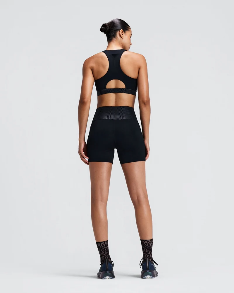 Bandit Womens Stamina-V™ Threshold 5" High Waist Compression Shorts - Black - AW26