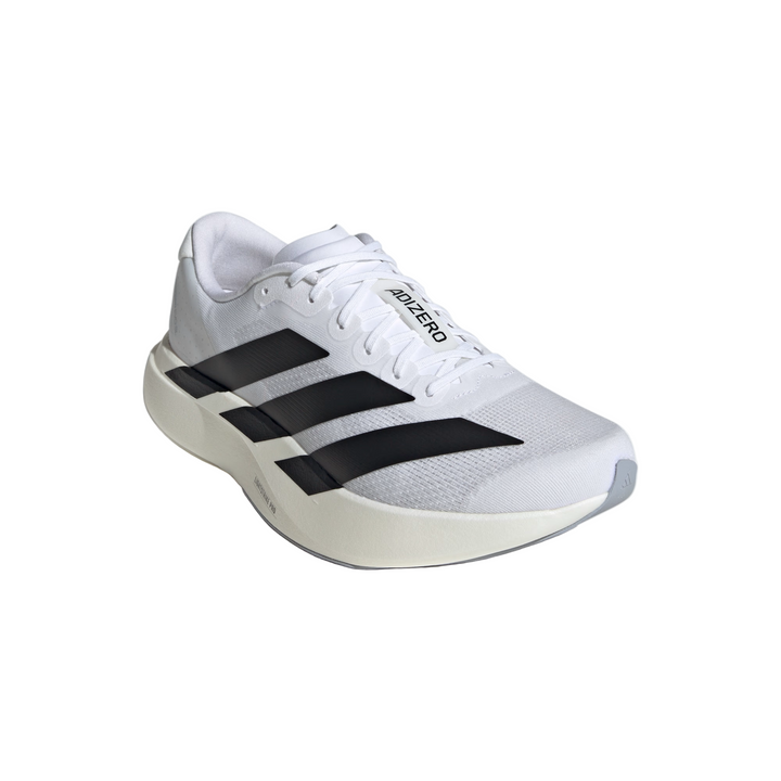 Adidas Mens Adizero Evo SL - Cloud White/Core Black/Cloud White - Neutral - AW25