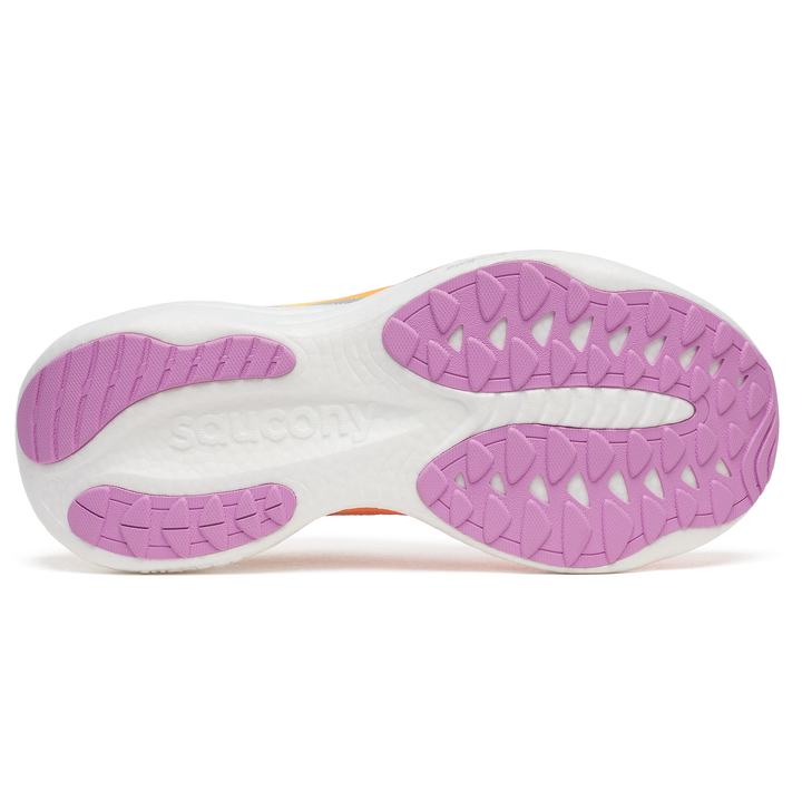 Saucony Womens Ride 19 - Fire/Orchid - Neutral - SS26