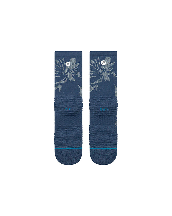 Stance Flora Scan Mid Ribbed Crew - Deep Teal