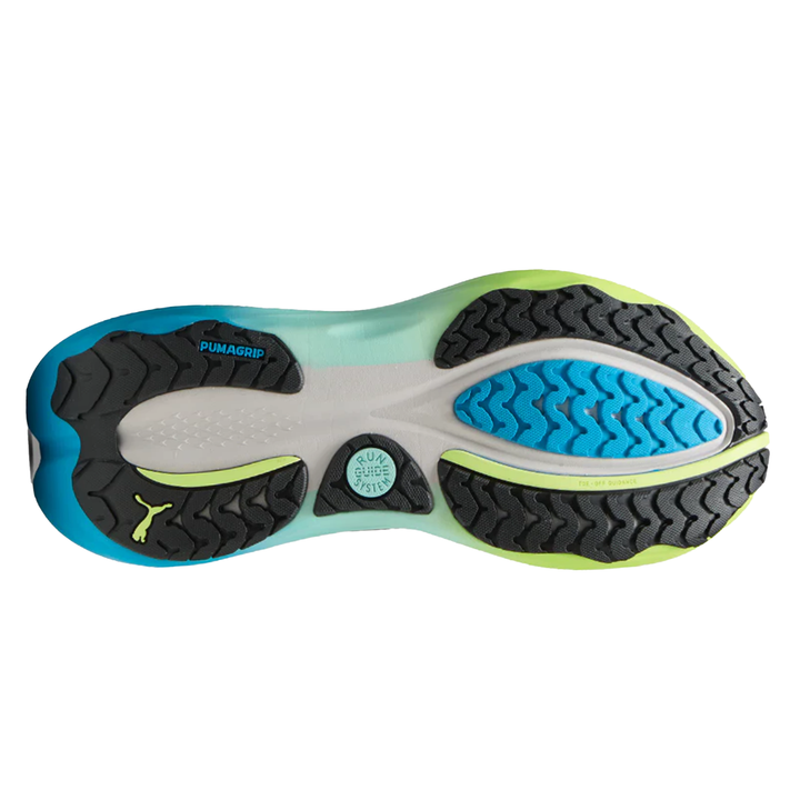 Puma Mens ForeverRun NITRO 2 - Puma Black/Fizzy Light/Speed Blue - Stability - AW25