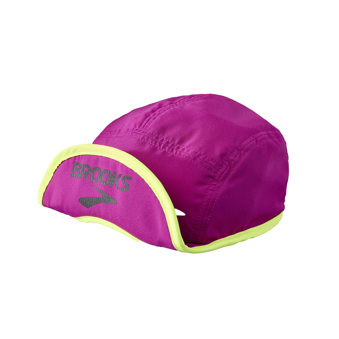 Brooks Unisex Lightweight Packable Hat 2.0 - Dark Fuchsia/Nightlife