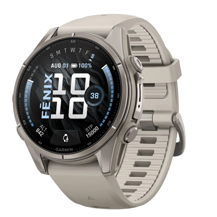 Garmin Fenix 9 - 43mm - Titanium/Fog Grey