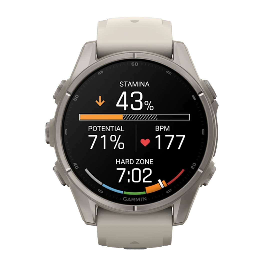 Garmin Fenix 9 - 43mm - Titanium/Fog Grey