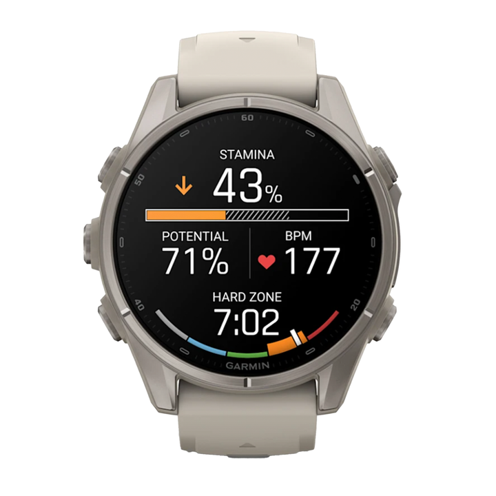Garmin Fenix 9 - 43mm - Titanium/Fog Grey