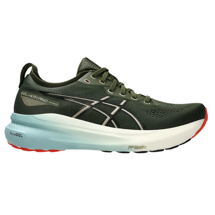 Asics Mens Gel Kayano 31 - Smog Green/Black - Stability