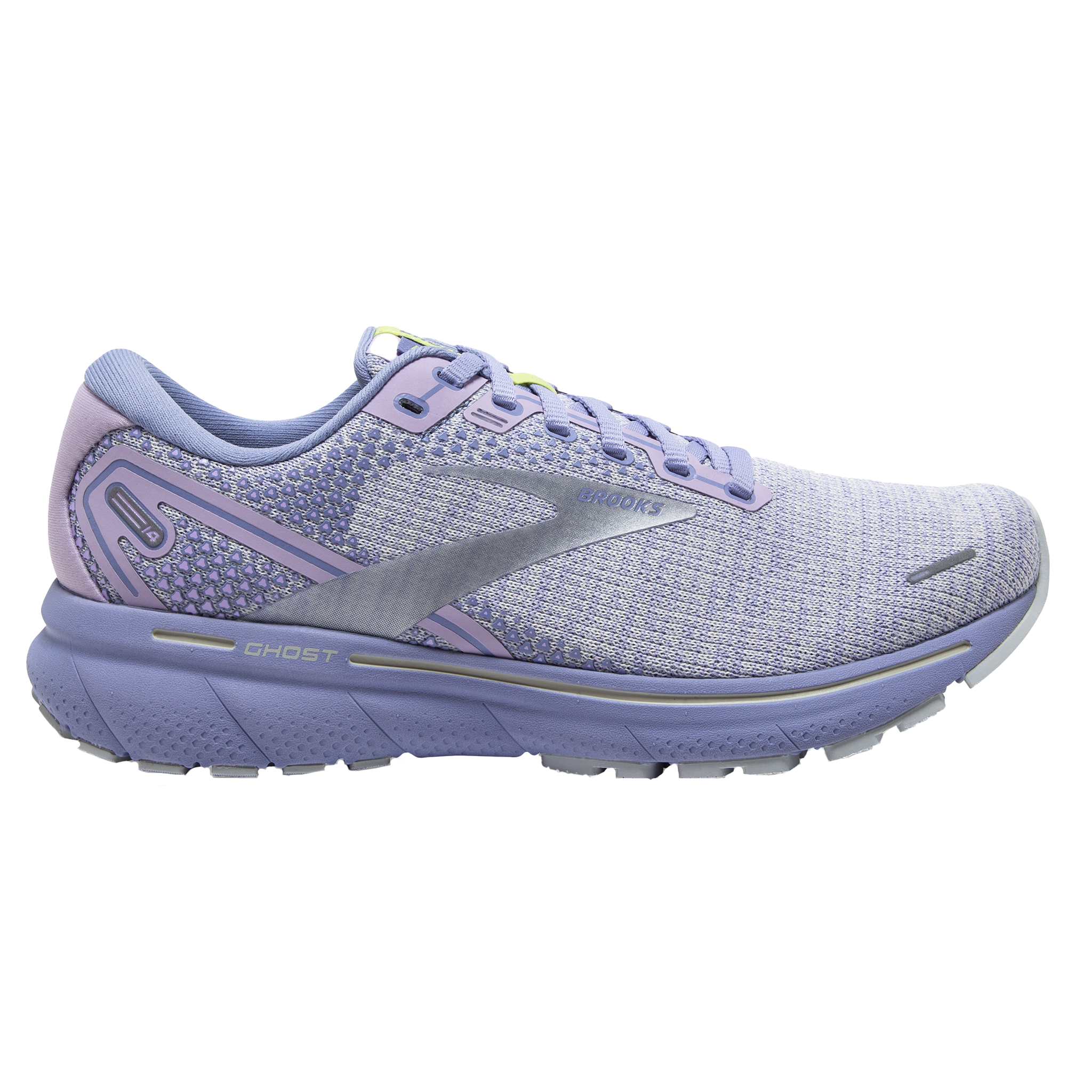 Brooks Womens Ghost 14 - Lilac/Purple/Lime - Neutral