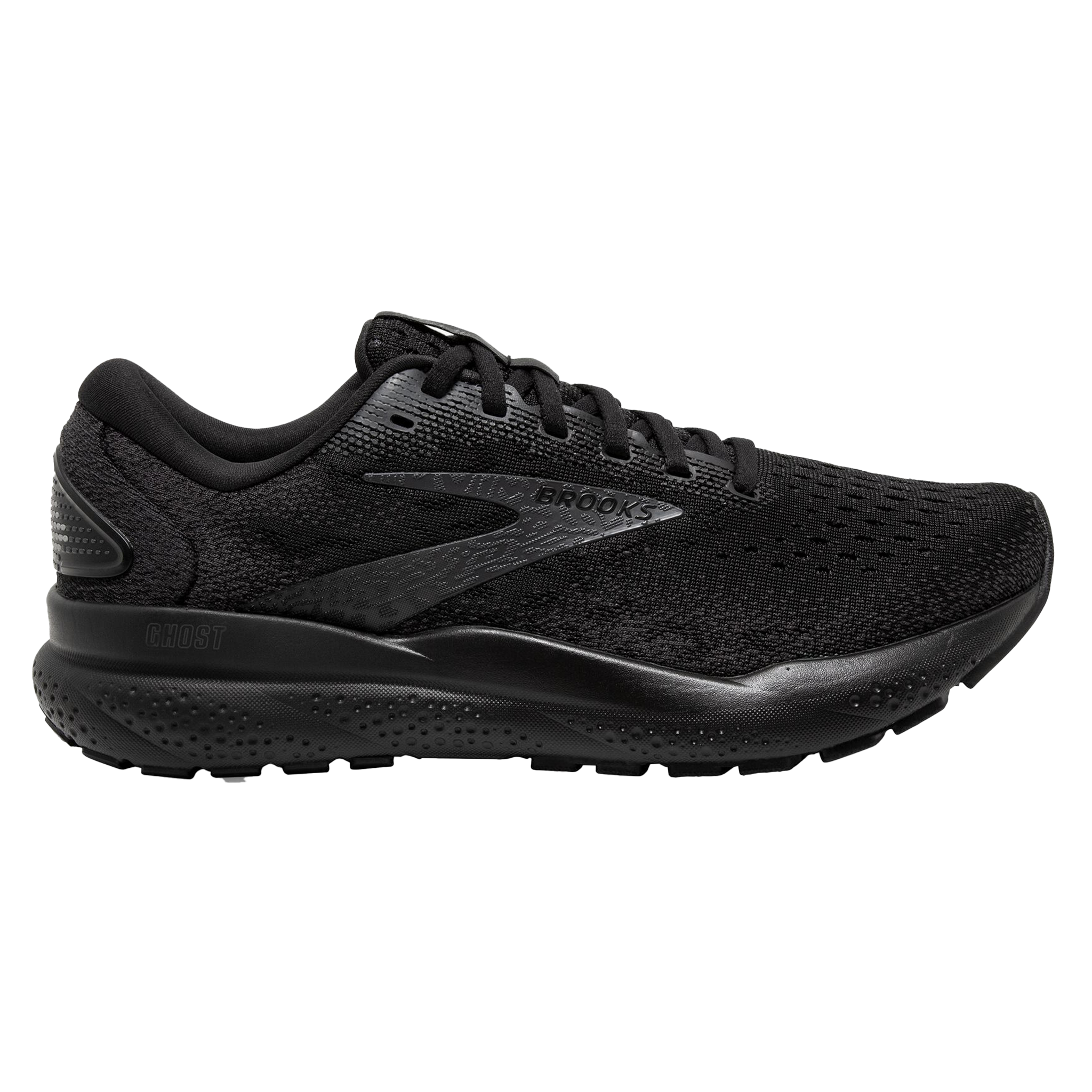 Brooks Mens Ghost 16 - Black/Black/Ebony - Neutral