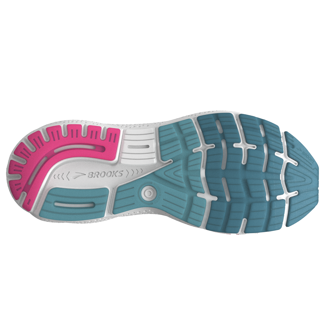 Brooks Womens Ghost 16 Blue Pink Moroccan Blue Neutral Run North West