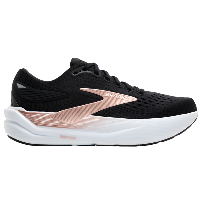 Brooks Womens Ghost Max 3 - Black/Black/Rose Gold - Neutral - AW25