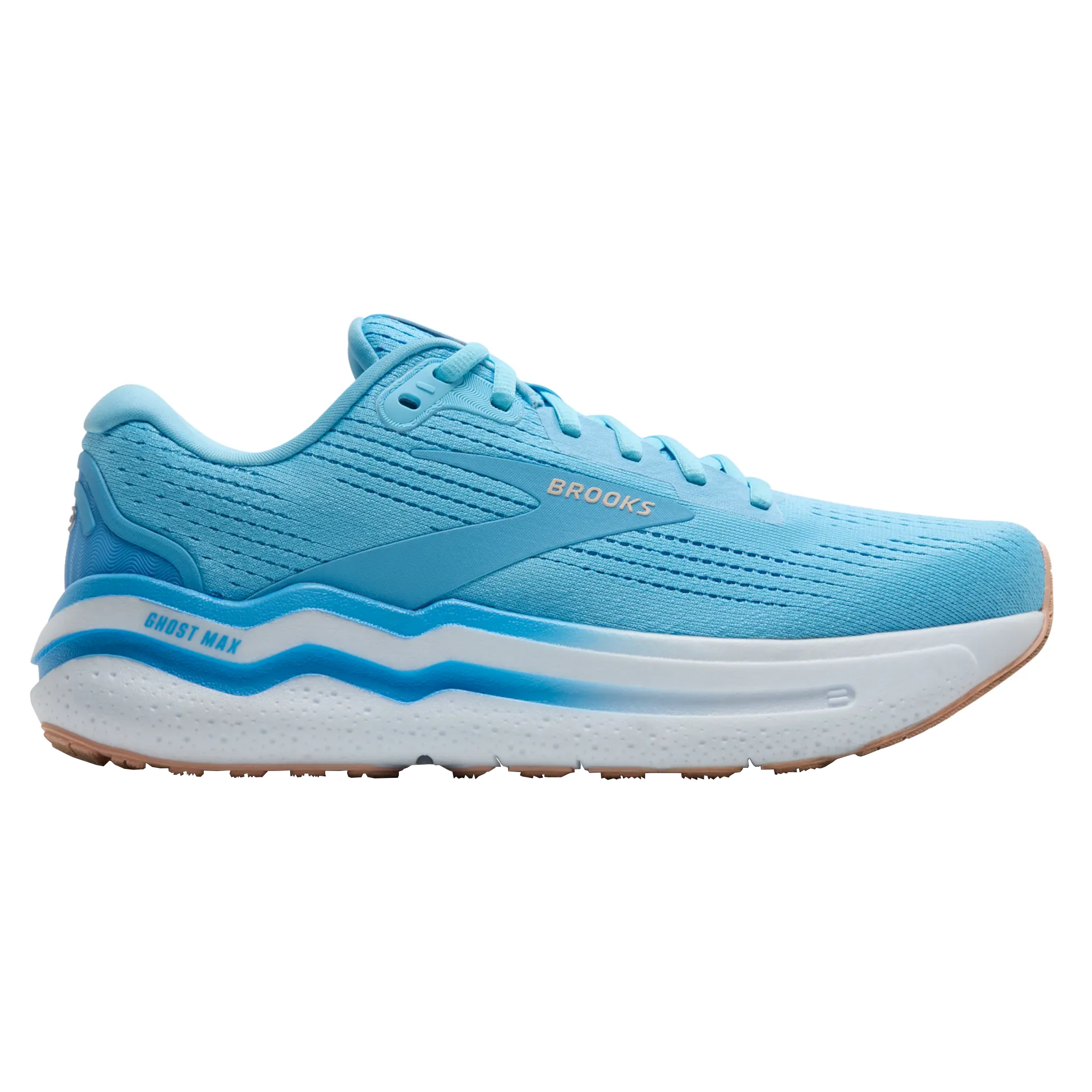 Brooks Womens Ghost Max 2 - Baltic Sea/Bonnie Blue/Peach - Neutral - SS25