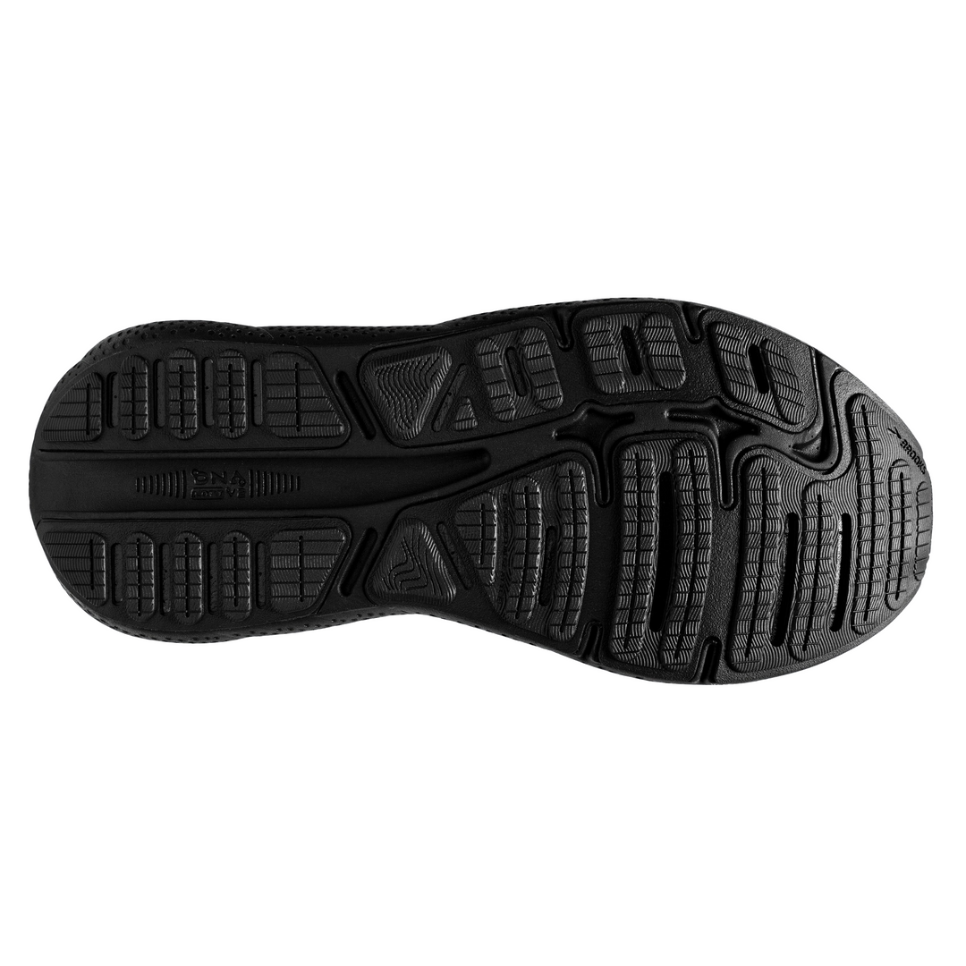 Brooks Mens Ghost Max Wide - 2E Width - Black/Black/Ebony - Neutral