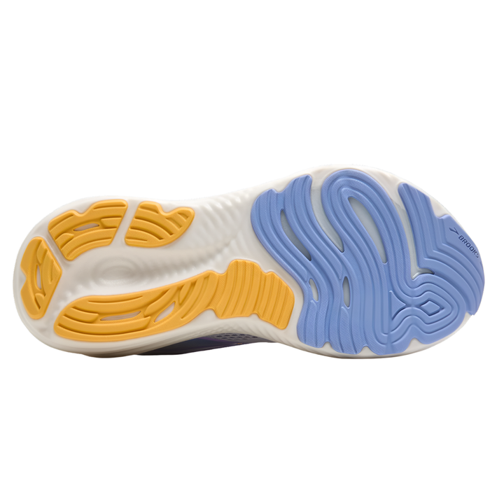 Brooks Womens Glycerin 22 - White/Blue Heron/Apricot - Neutral - AW25