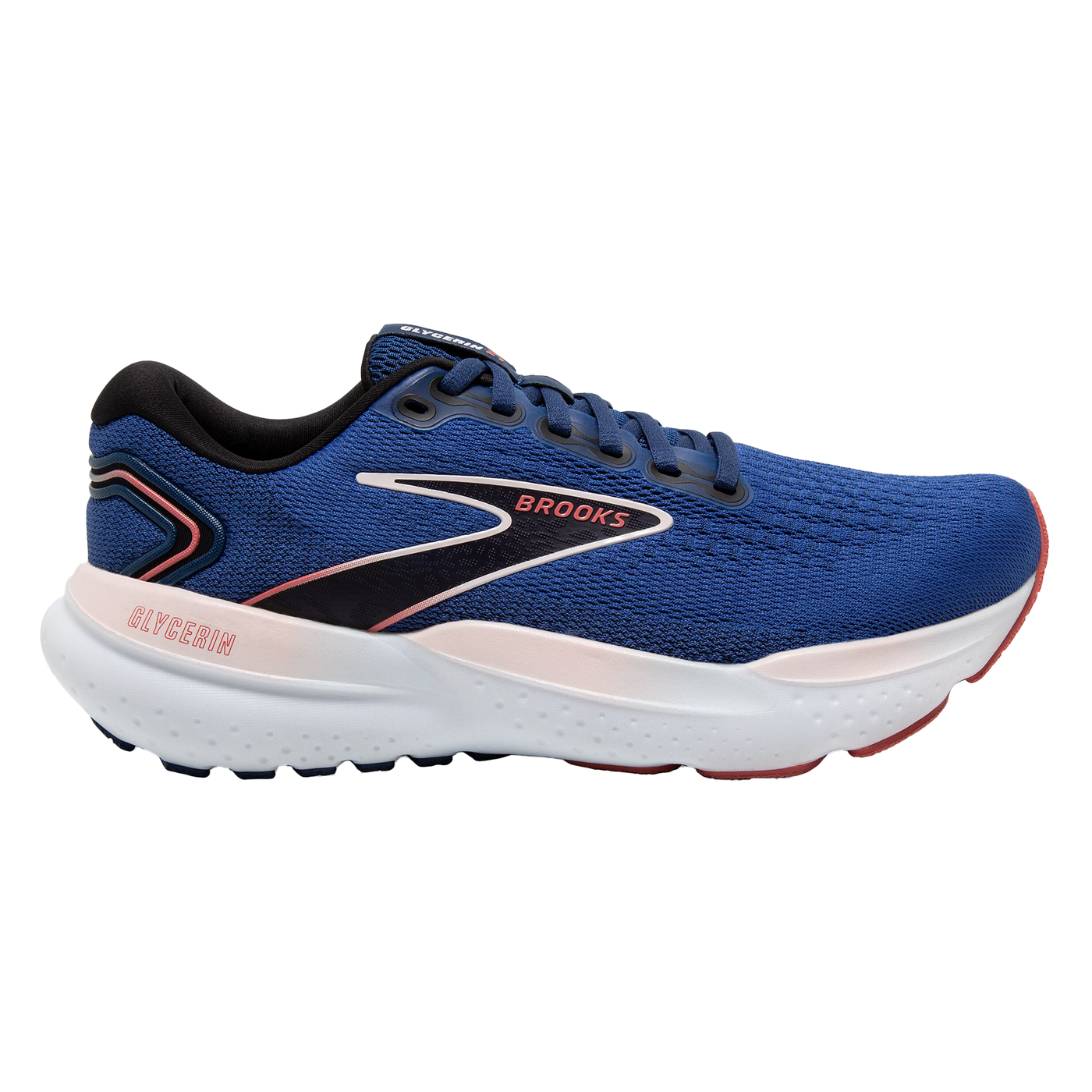 Brooks Womens Glycerin 21 Wide - D Width - Blue/Icy Pink/Rose - Neutral