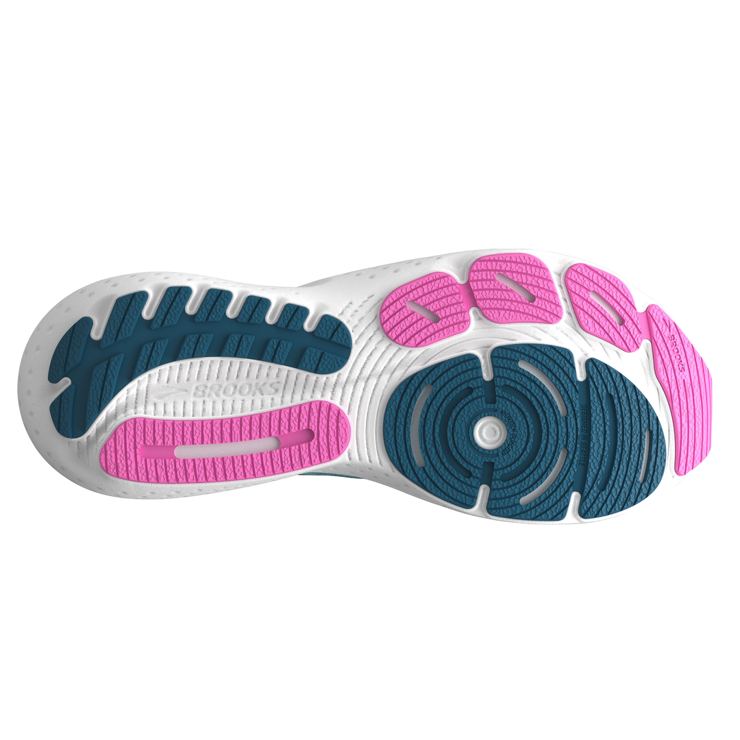Brooks Womens Glycerin 21 Moroccan Blue Aqua Pink Neutral Run North West