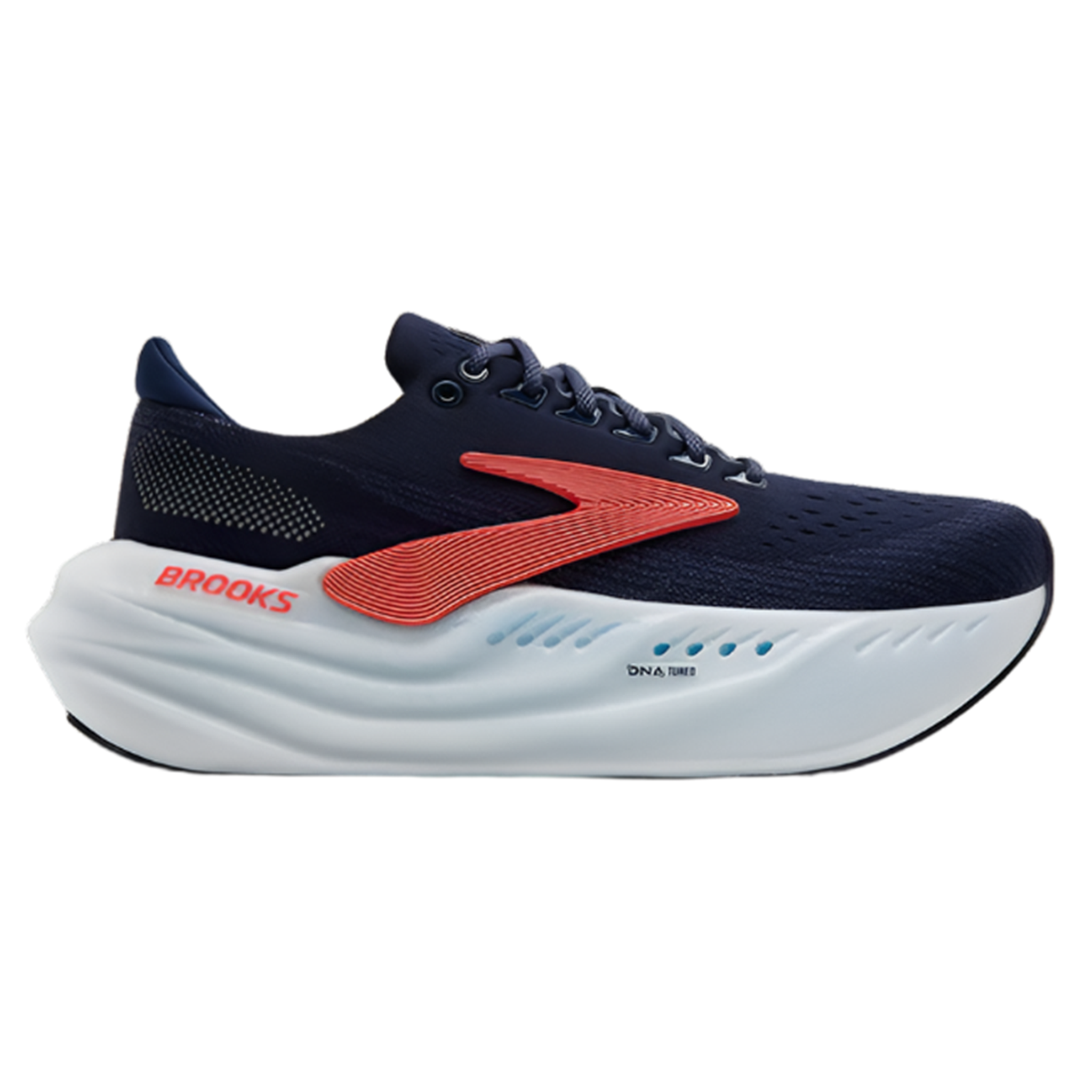 Brooks Womens Glycerin Max - Peacoat/Blue Ribbon/Hot Coral - Neutral - SS25