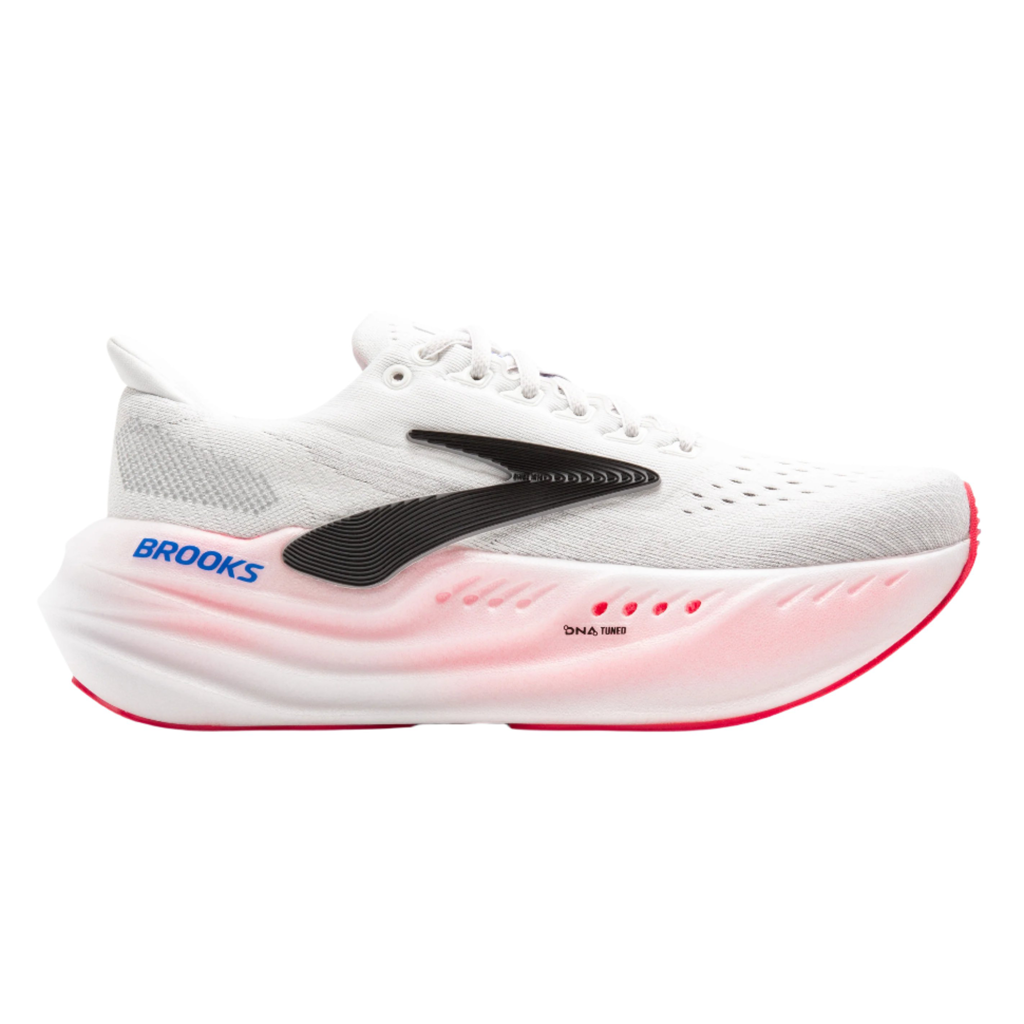 Brooks Womens Glycerin Max - White/Black/Diva Pink - Neutral - SS25