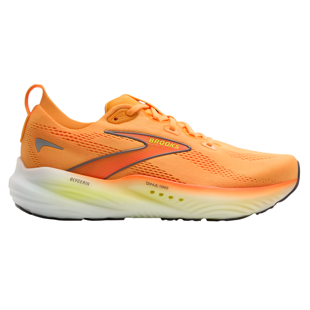 Brooks Mens Glycerin 22 - Orange/Nightlife/White - Neutral - AW25