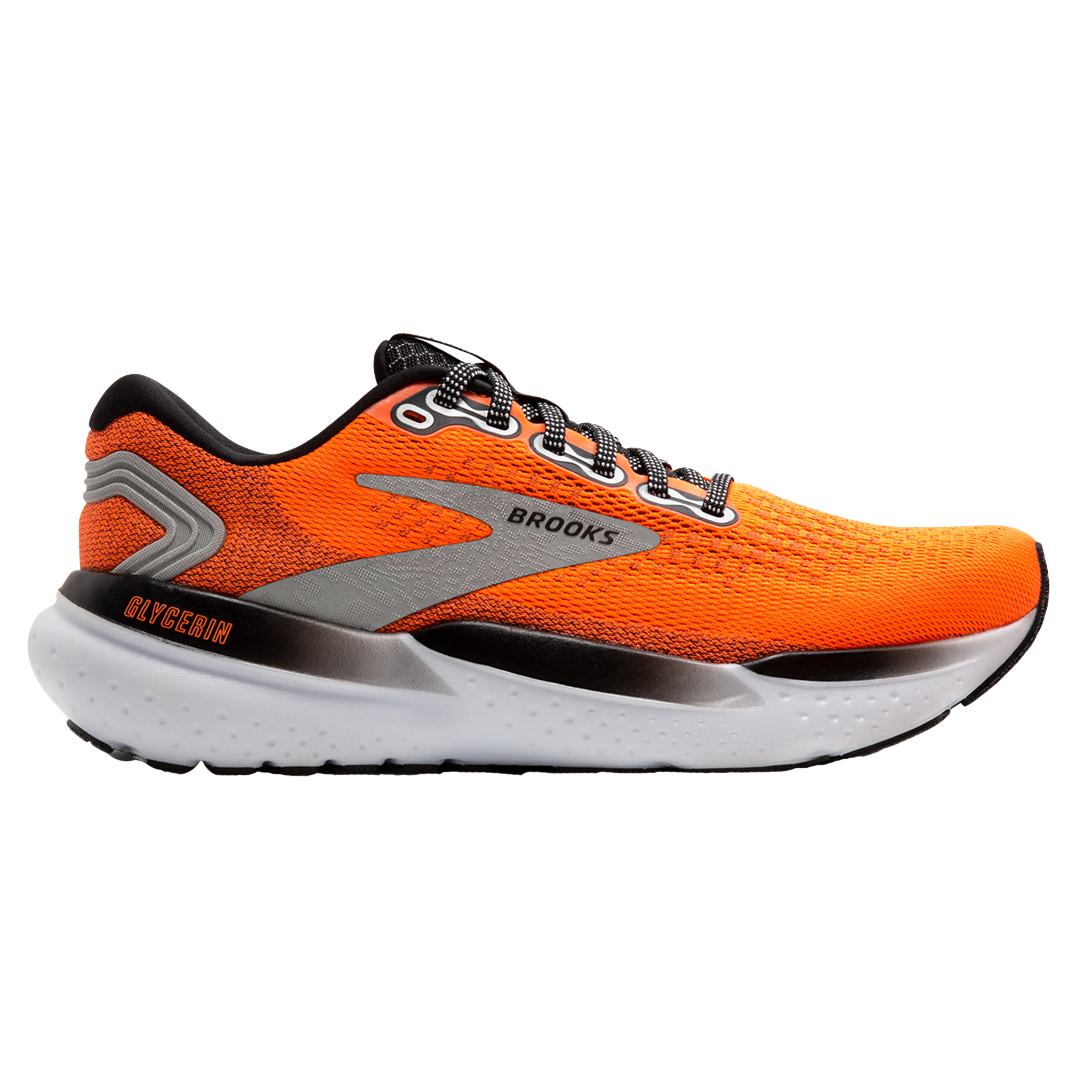 Brooks Mens Glycerin 21 - Orange/Black/White - Neutral