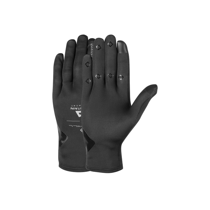 RonHill Gore-Tex Windstopper Handschuh – All Black – AW25