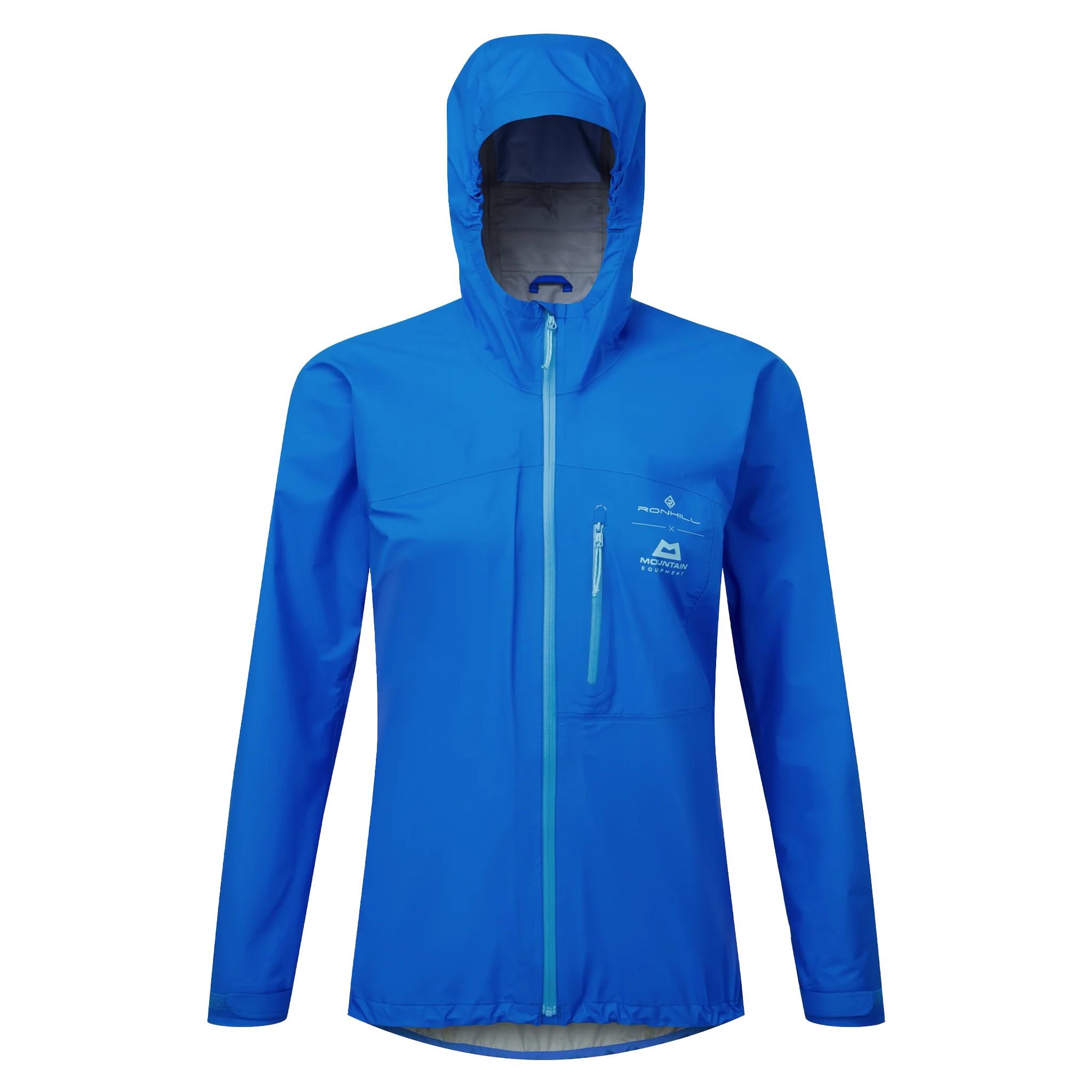 RonHill Womens Tech Gore-Tex Waterproof Mercurial Jacket - Elec Blue/Aquamint
