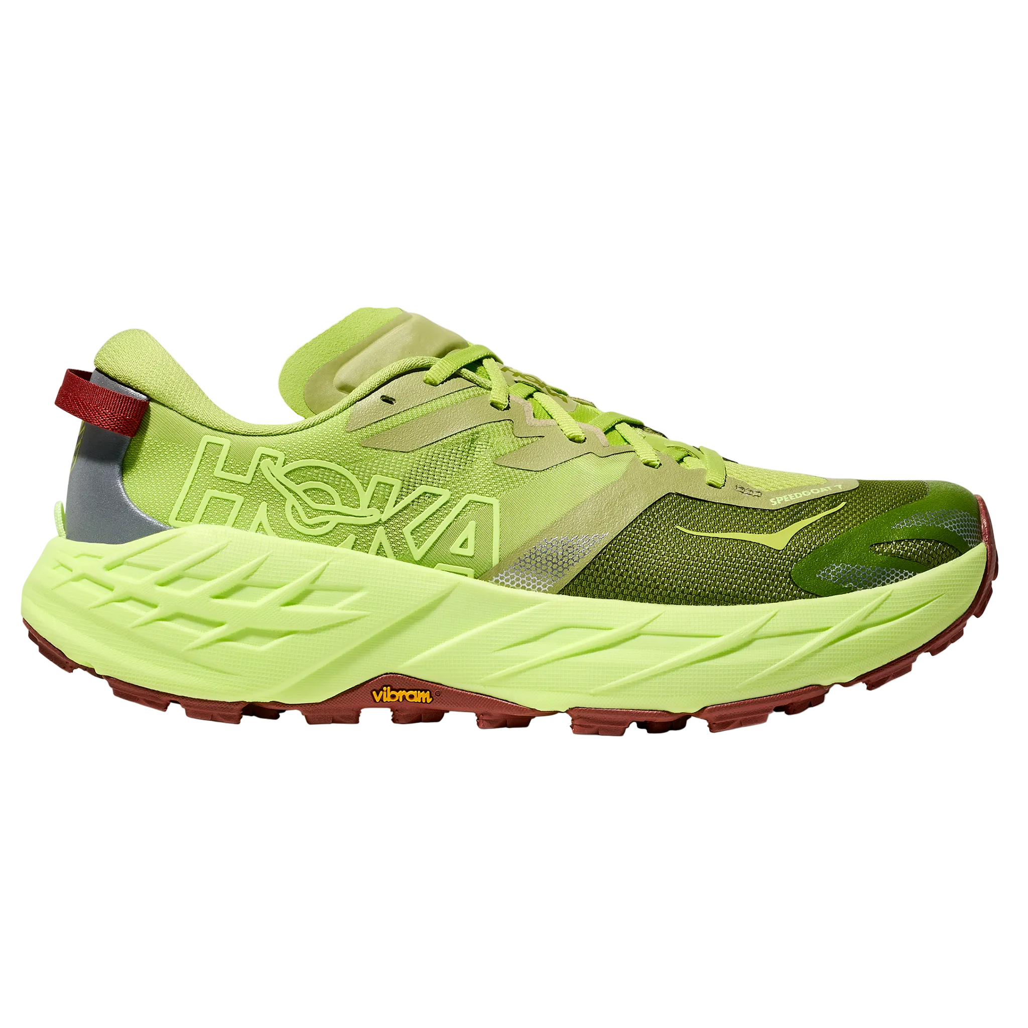Hoka Mens Speedgoat 7 - Kiwi/Neon Yuzu - Trail - SS26