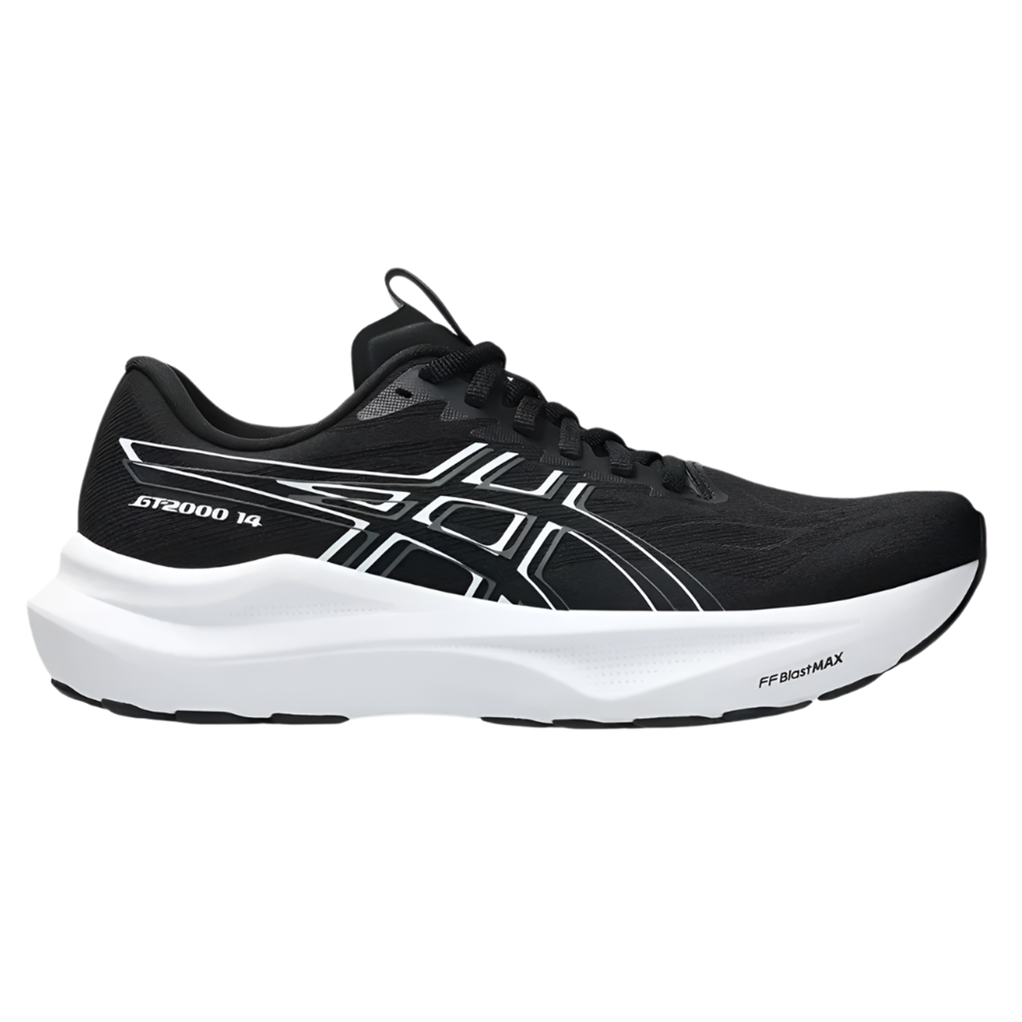 Asics Womens GT-2000 14 - Black/White - Stability - AW25