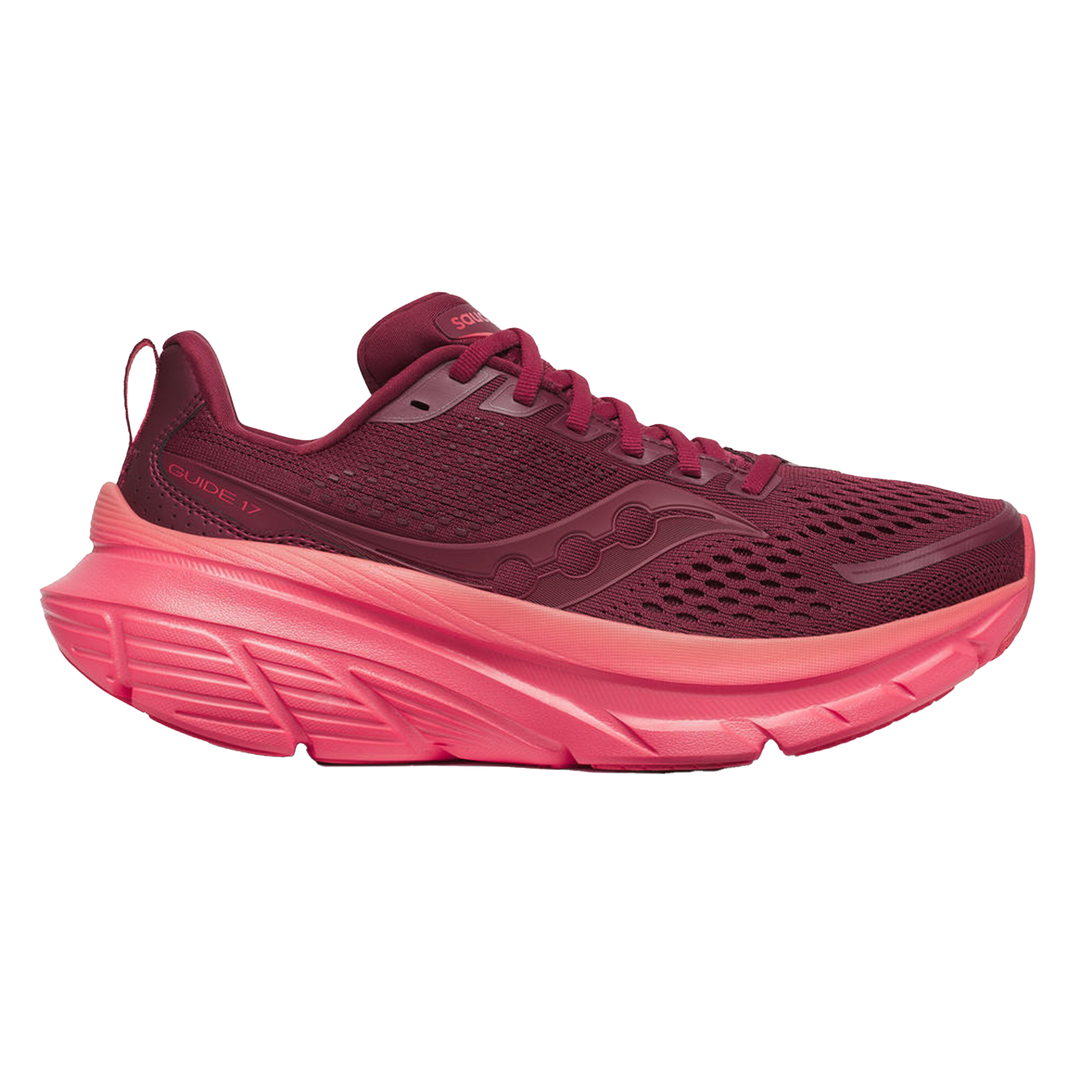 Saucony guide 9 womens red sales