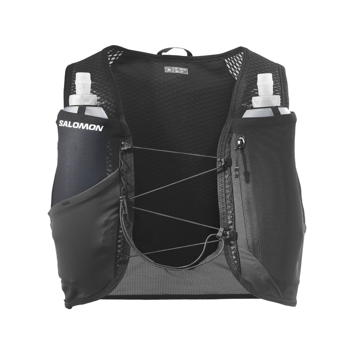 Salomon GRVL Skin 4 Unisex Vest with Flasks - Black