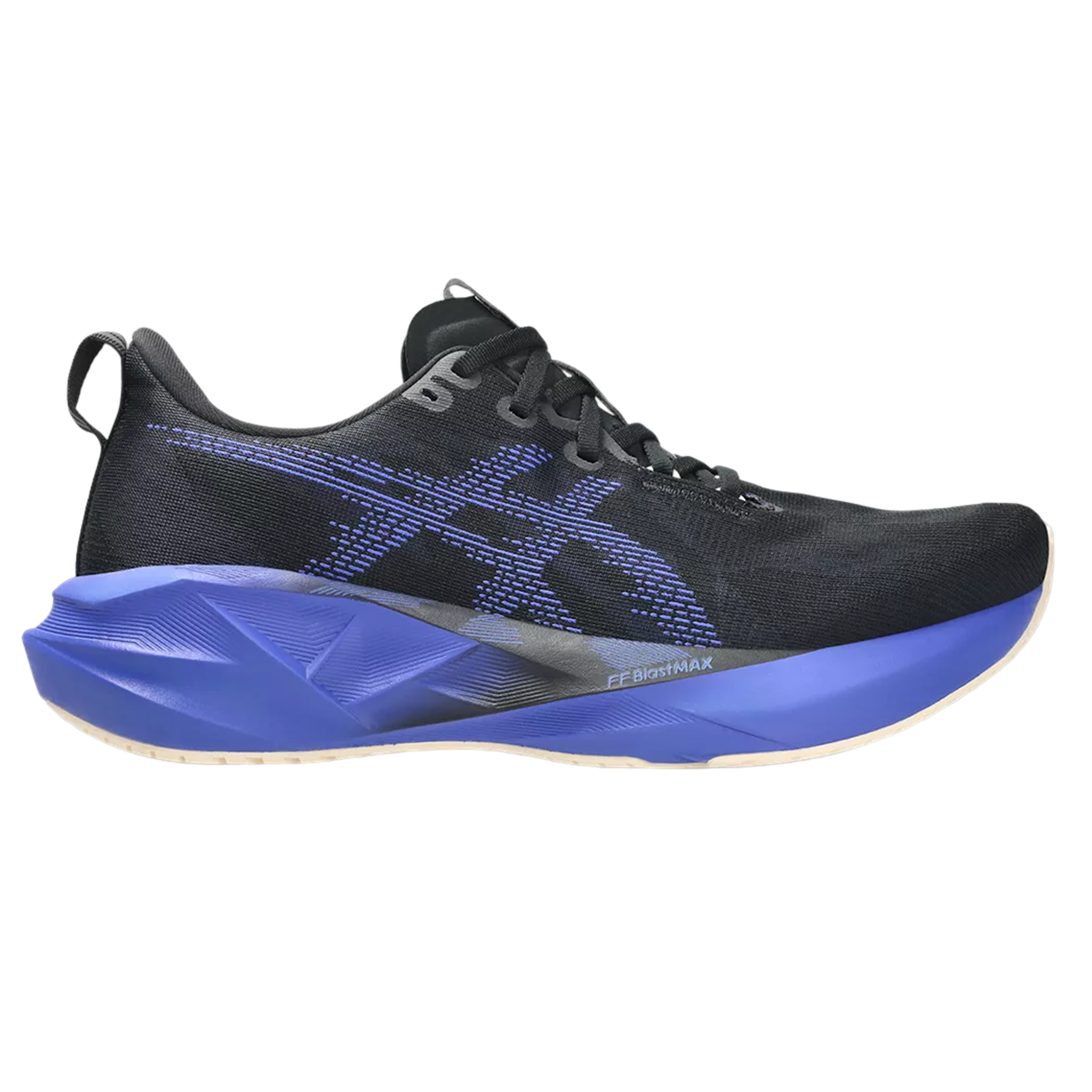 Asics Mens Novablast 5 - Black/Cobalt Burst - Neutral - SS26