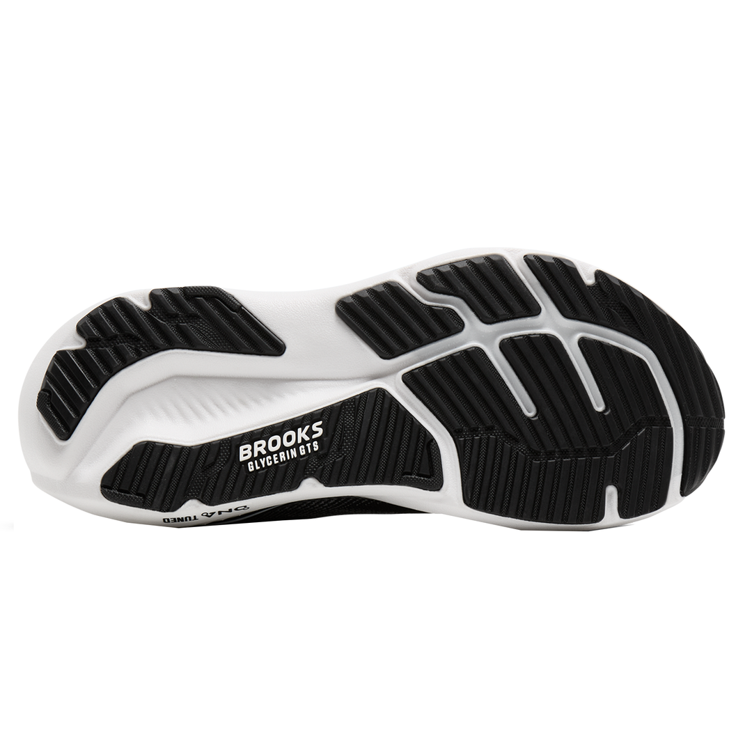 Brooks Herren Glycerin GTS 23 – Schwarz/Grau/Weiß – Stabilität – SS26