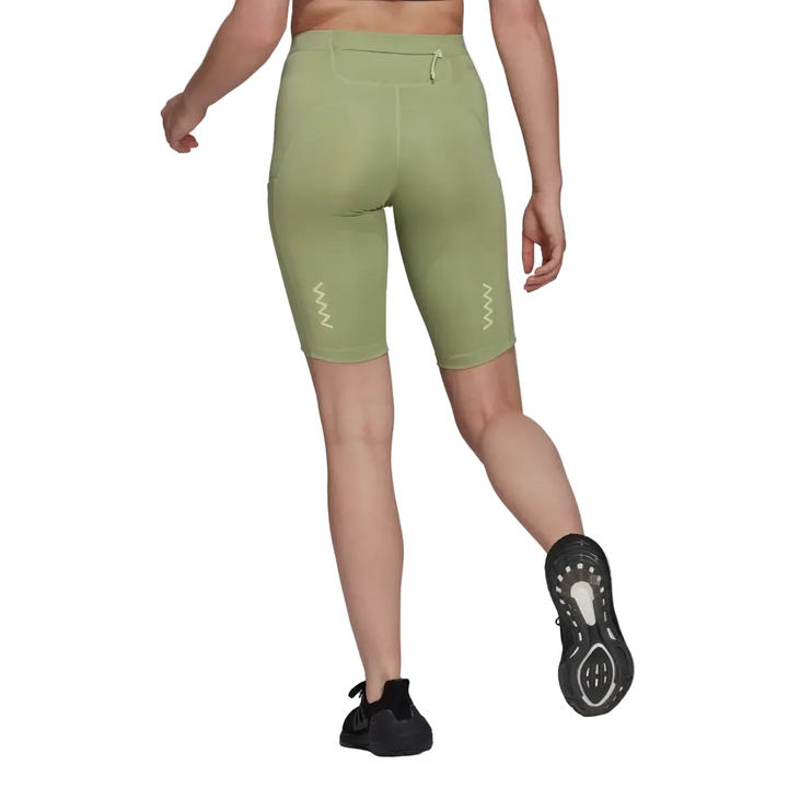 Adidas Womens Run Fast Shorts - Lime