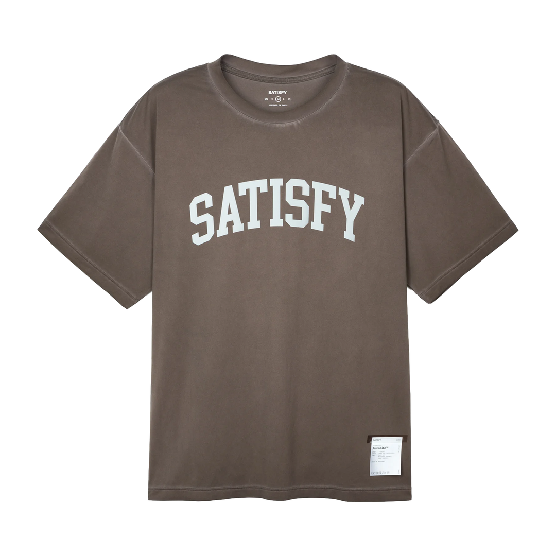 Satisfy Mens AuraLite Tee - Pigment Brown