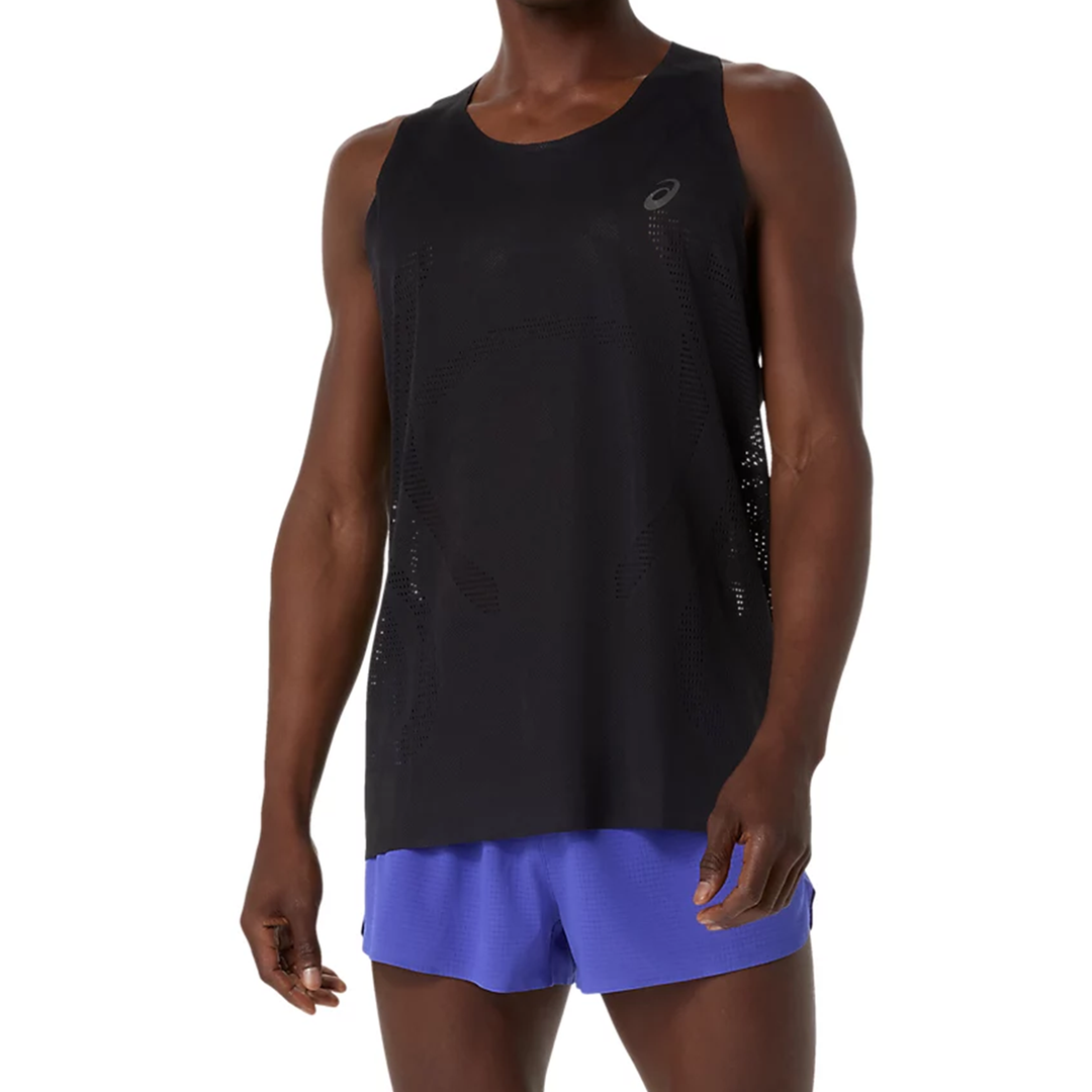 Asics Mens Metarun Singlet - Performance Black