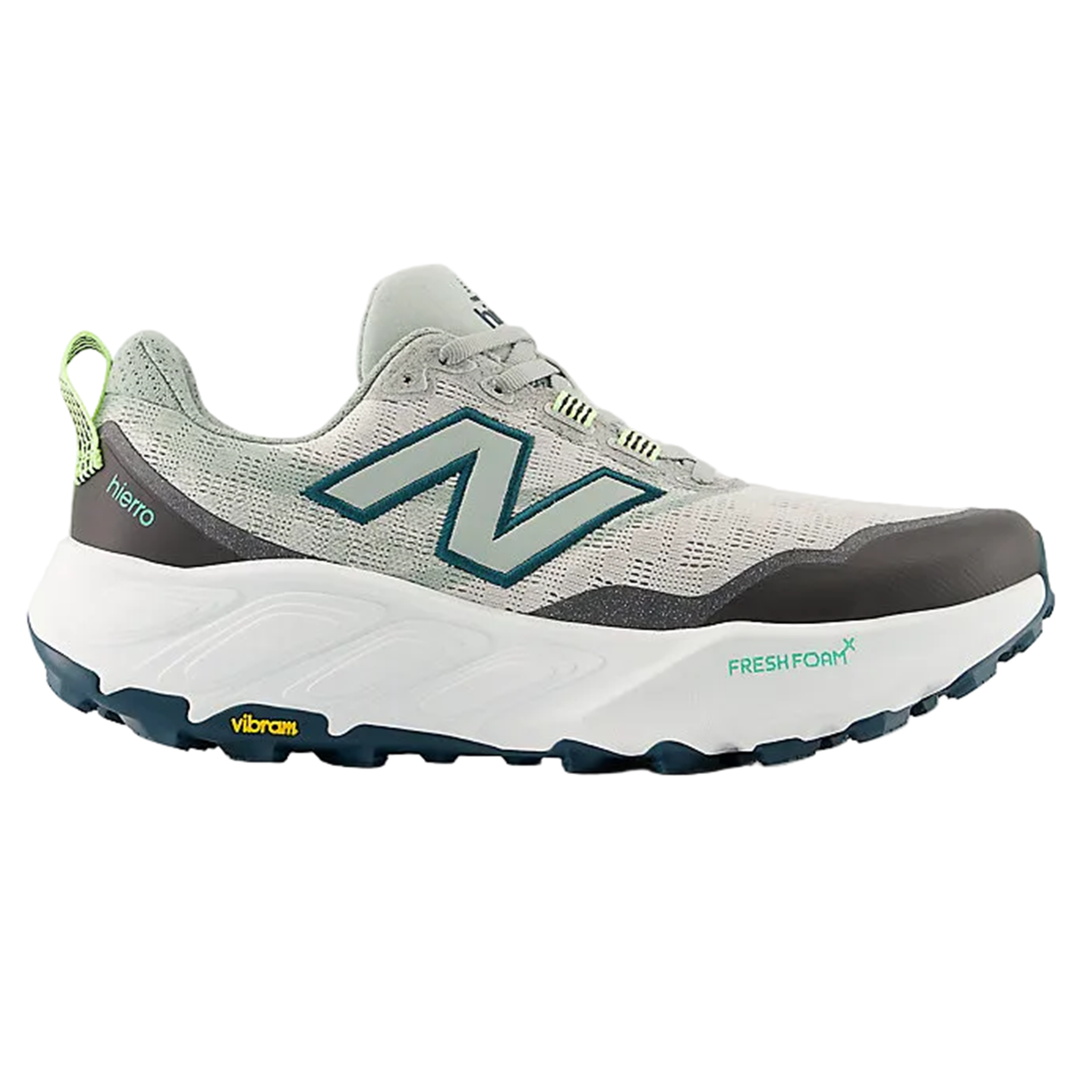 New Balance Herren Fresh Foam Hierro V9 – Grey Matter/Medusa Green – Trail – SS26
