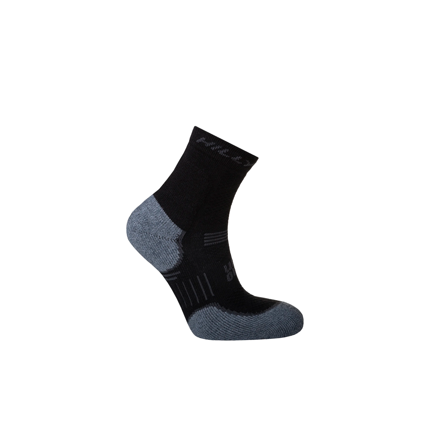 Hilly Supreme Anklet Max - Black/Grey Marl