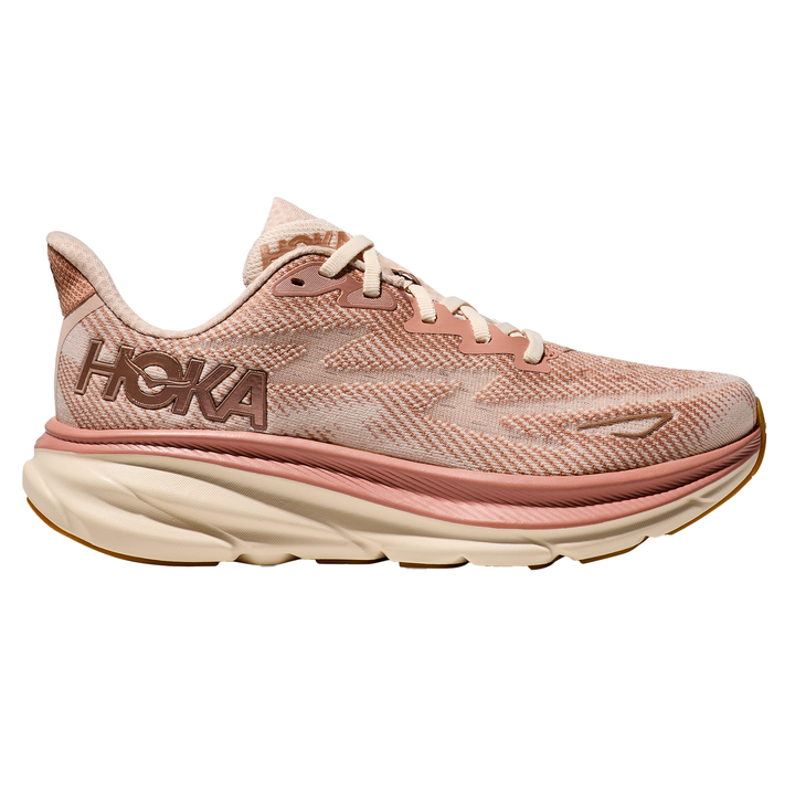 Hoka Womens Clifton 9 - Sandstone/Cream - Neutral