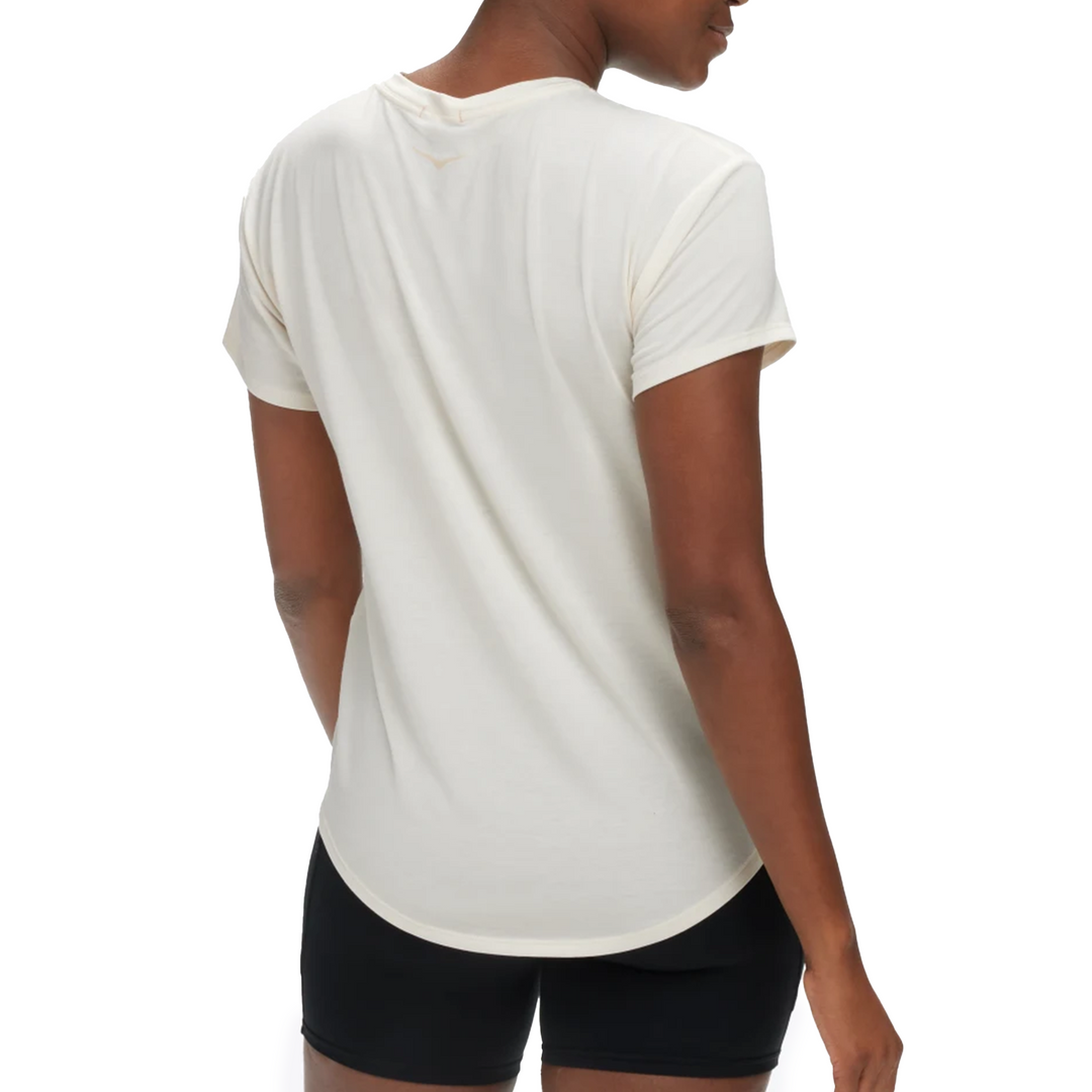 Hoka Womens Essential Tee - Eggnog