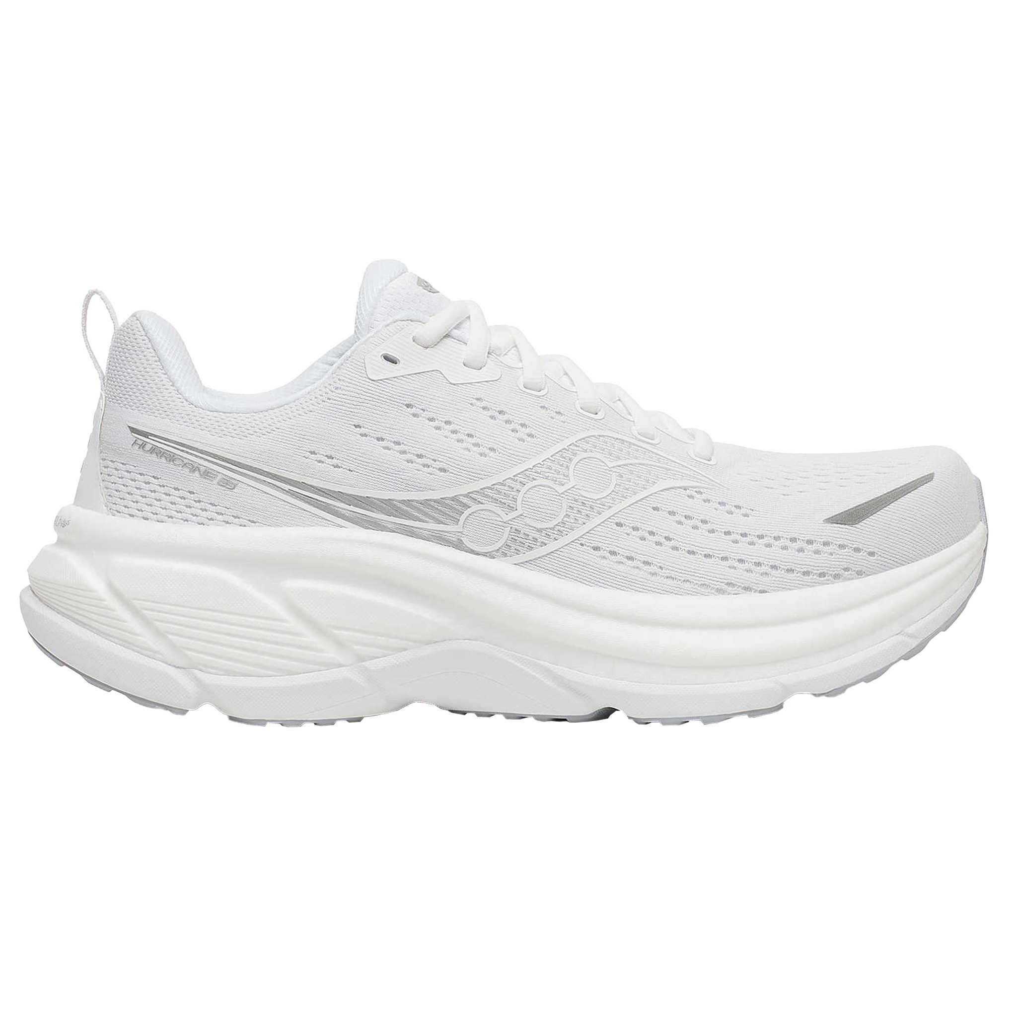 Saucony Hommes Hurricane 25 - Blanc - Stabilité - AW25