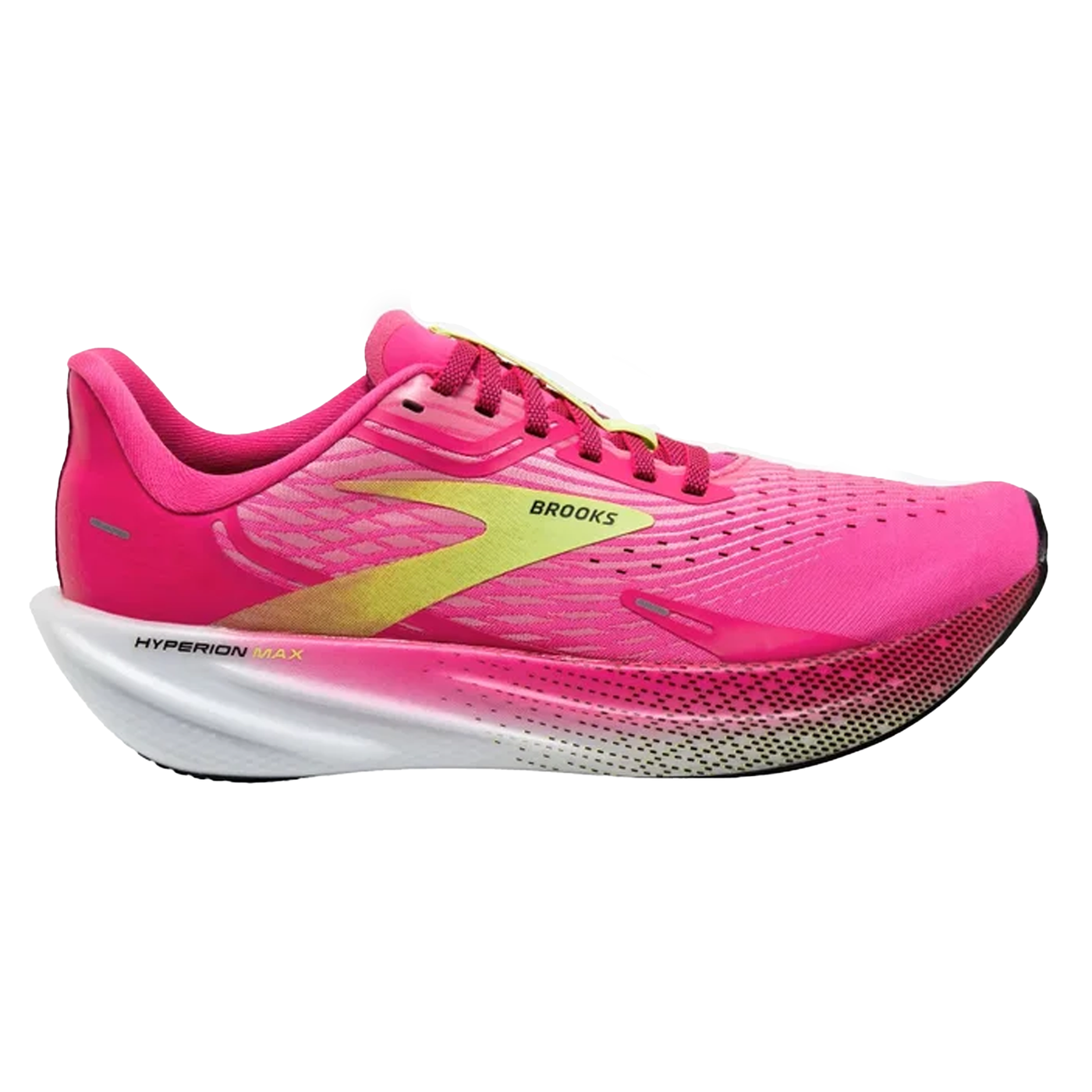 Brooks Womens Hyperion Max - Pink Glo/Green/Black - Neutral